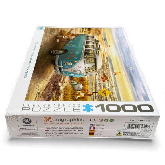 Eurographics The Love & Hope VW Bus Jigsaw Puzzle 1000 pc Volkswagon New Sealed - Picture 5 of 8